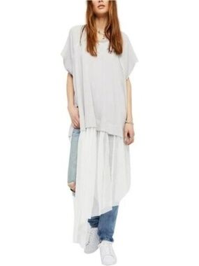 Free People Cloud Dance with Me Tee/Tunic Size S